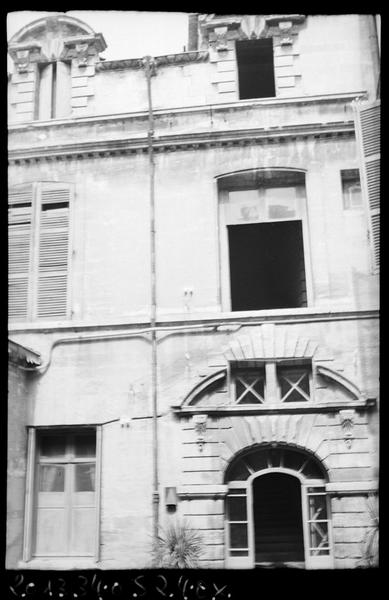 Façade sur cour.