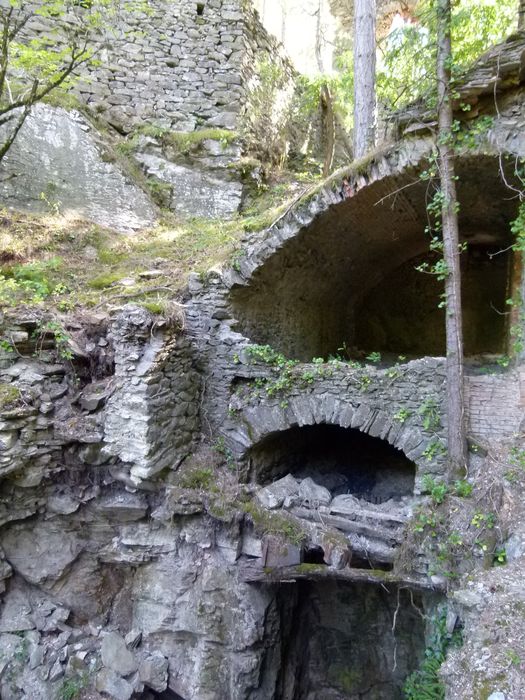 Ancienne mine argentifère. La fonderie.