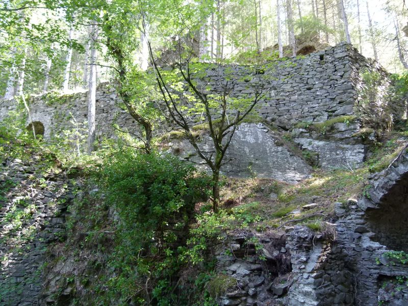 Ancienne mine argentifère. La fonderie.