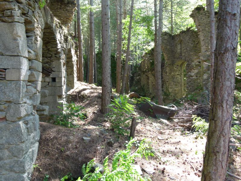 Ancienne mine argentifère. La fonderie.