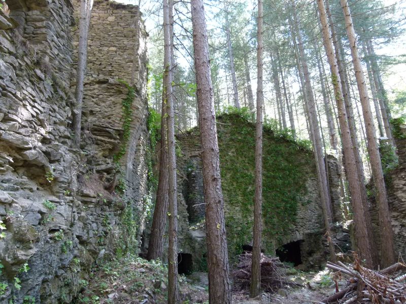 Ancienne mine argentifère. La fonderie.