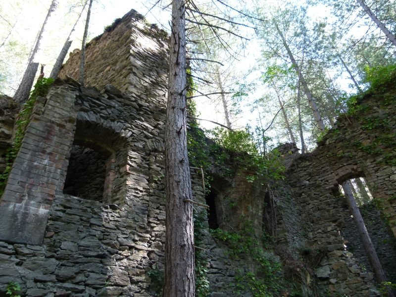 Ancienne mine argentifère. La fonderie.