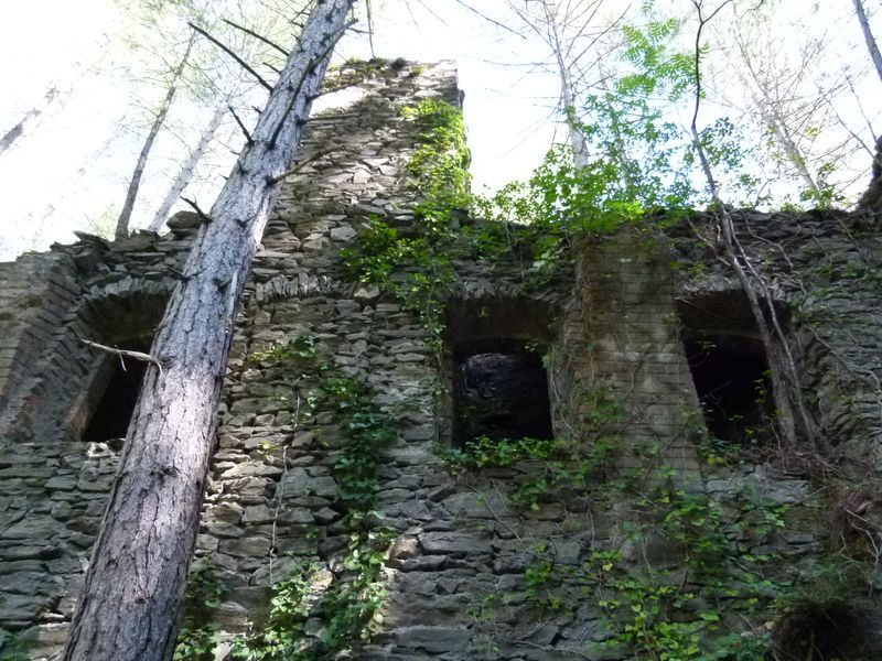 Ancienne mine argentifère. La fonderie.