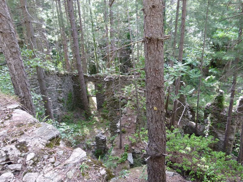 Ancienne mine argentifère. La fonderie.