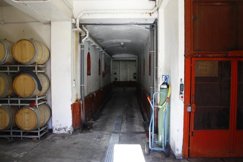 Galerie tunnel desservant les vaisseaux postérieurs.