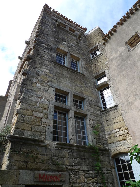 Vue arrière. Façade nord.