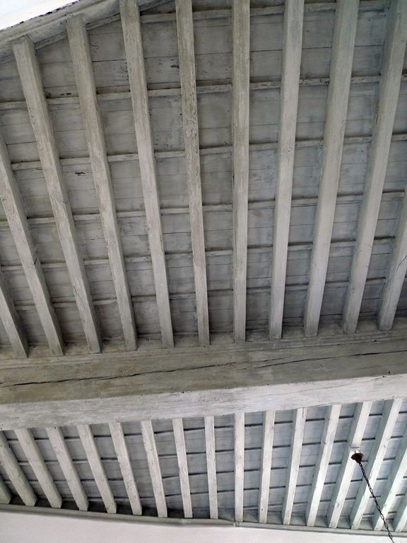 2e étage. Chambre. Plafond.