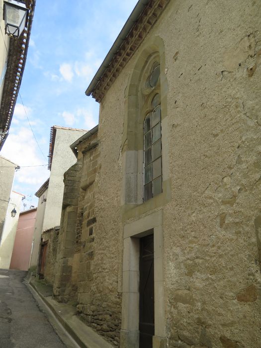 Côté nord de l'église.