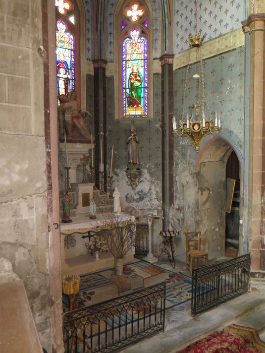 Transept nord. Chapelle Notre-Dame de la Miséricorde, reconstruite en 1865.