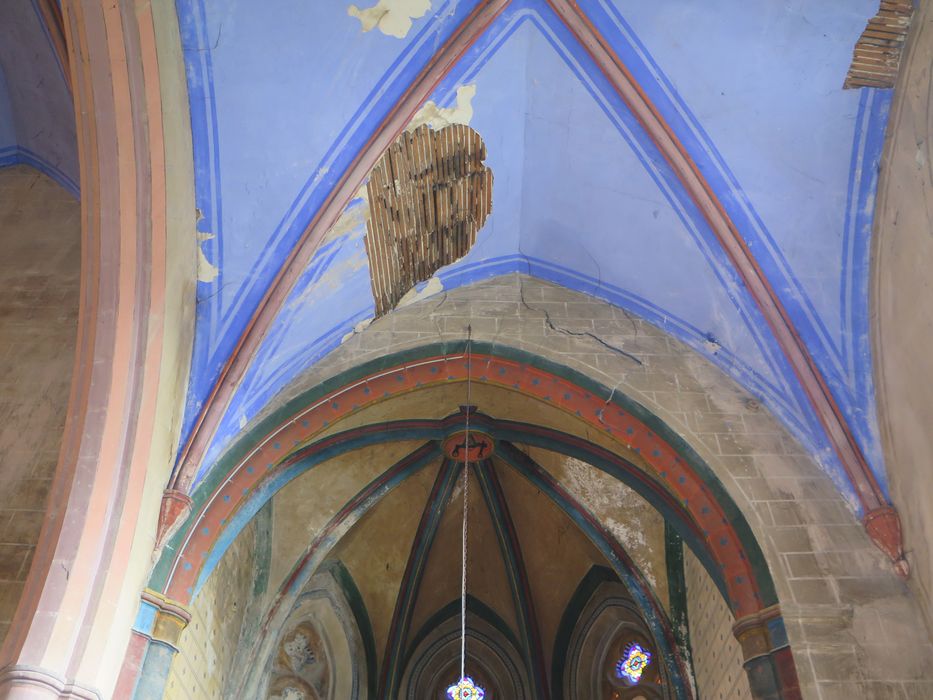 Transept sud. Chapelle Saint-Joseph. Voûte.