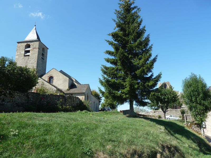 Côté nord de l’église.