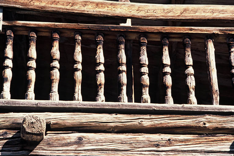 Balustrade de la loggia, détail.