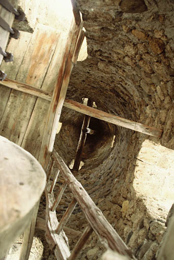 Intérieur de la flêche du clocher.