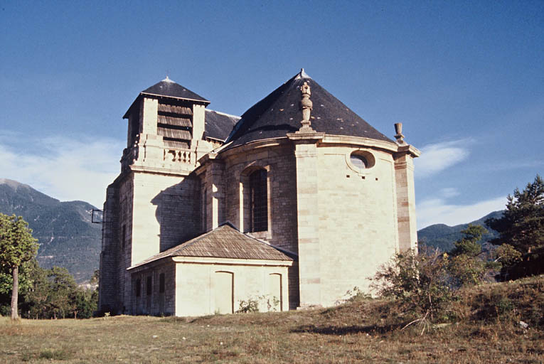 Vue générale, chevet.