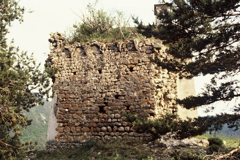 Vestiges de la nef antérieure.