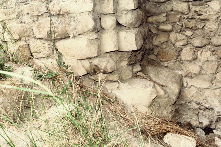 Vestiges de la nef antérieure.