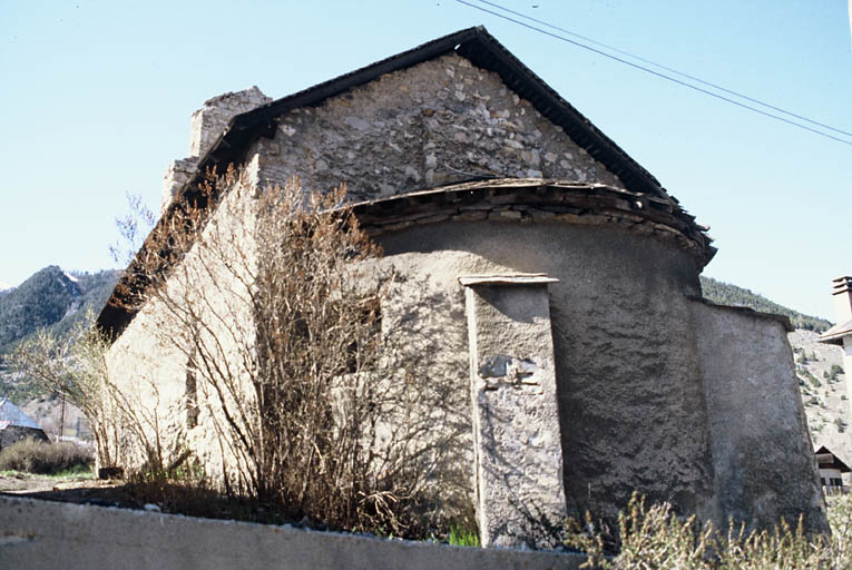 Chevet vu depuis le sud-est.