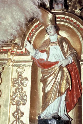 Maître-autel, statue de Saint-Claude.