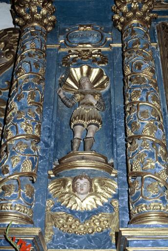 Choeur, retable du maître-autel, Saint-Pancrace.