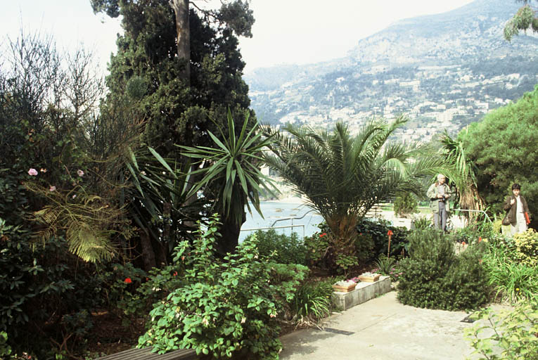 Jardin, vu en direction du nord-ouest.