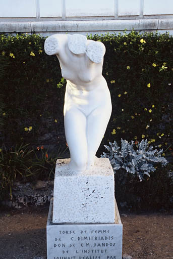 Torse de femme de C. Dimitriadis, don de E. M. Sandoz de l'Institut.