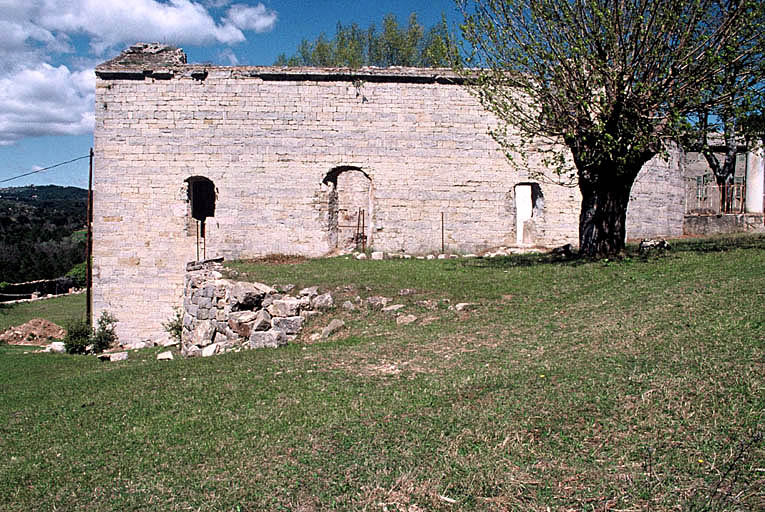 Façade sud, chapelle.