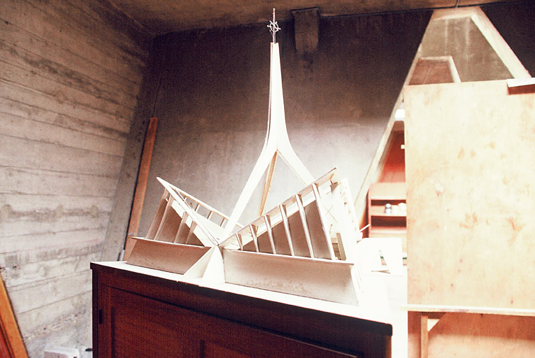 Maquette de l'église.