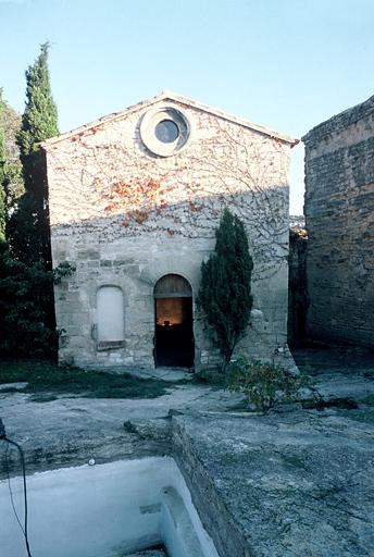 Chapelle, façade ouest.