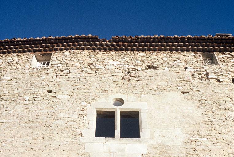 Façade extérieure du logis, sud.