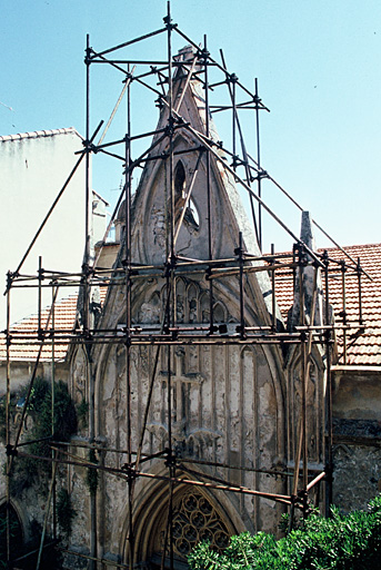 Façade ouest, détail du gâble.