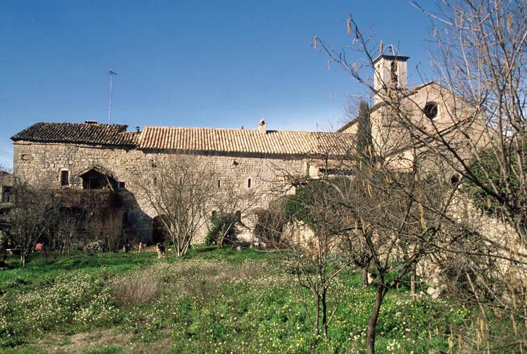 Bâtiment conventuel, façade Est.