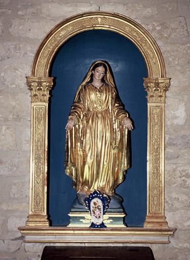 Statue de la Vierge.