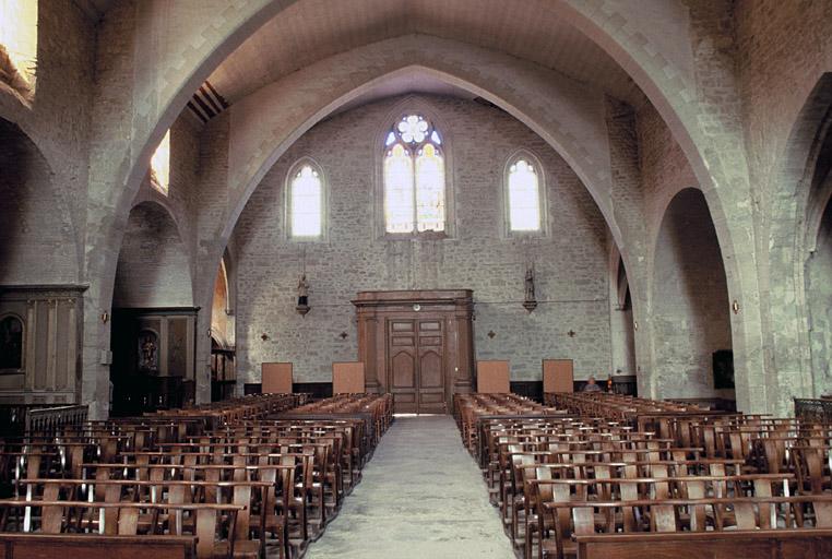 Nef vue depuis le choeur.