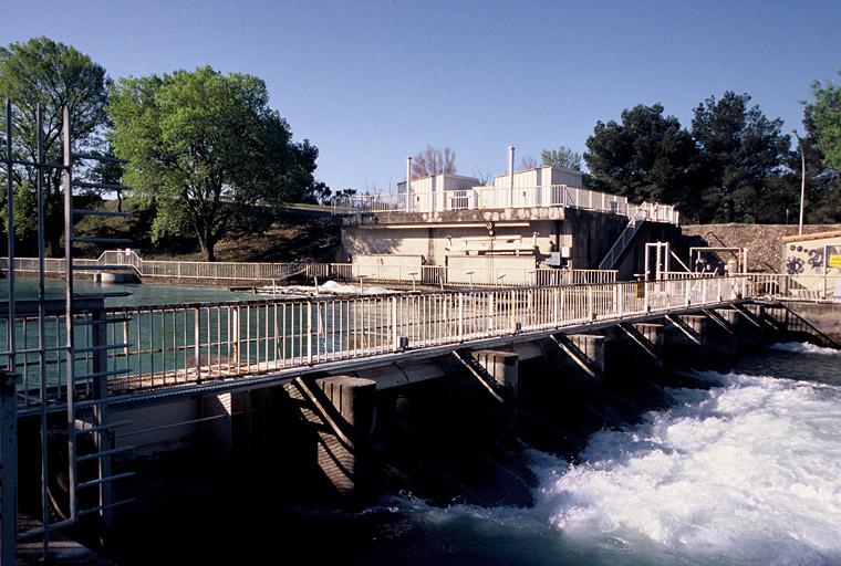 Canal de Carpentras, barrage de Mallemort