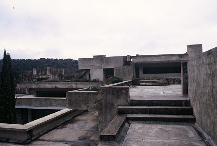 Les terrasses du grand atelier.