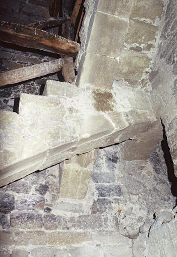 Intérieur, escalier.