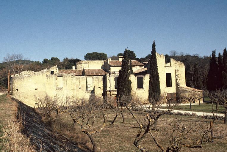 Façade sud de l'aile sud vue depuis le sud-ouest.