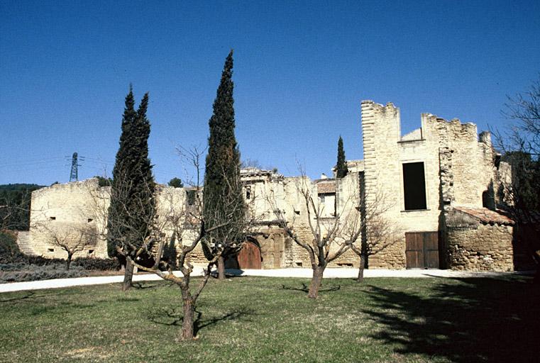 Façade sud de l'aile sud.