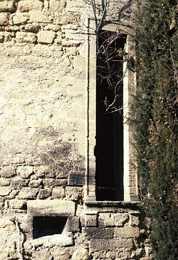 Tour nord-est, fenêtre du niveau inférieur et bouche à feu.