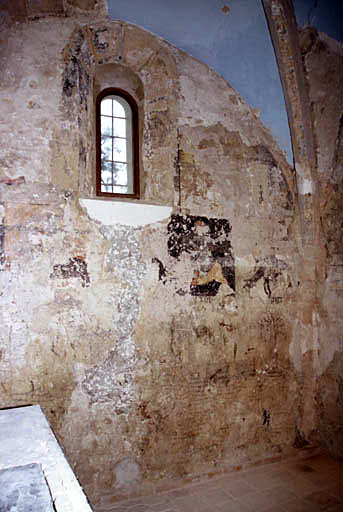 Chapelle sud-ouest, mur ouest.