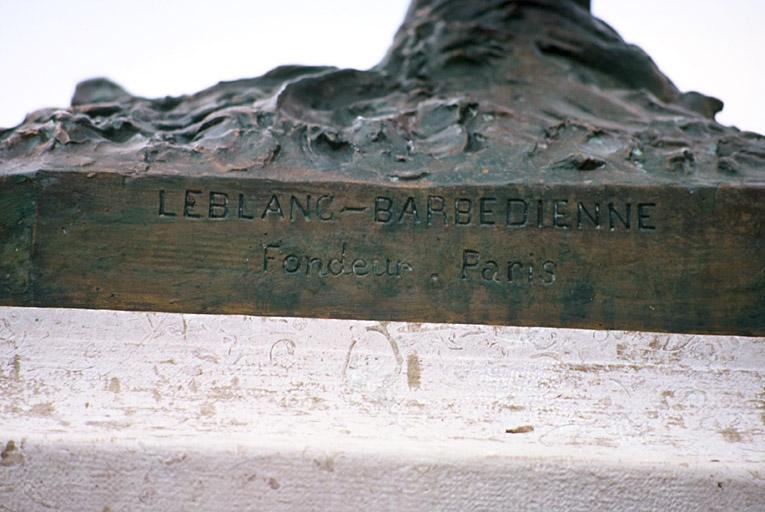 Sur le socle, signature du fondeur Leblanc-Barbedienne.