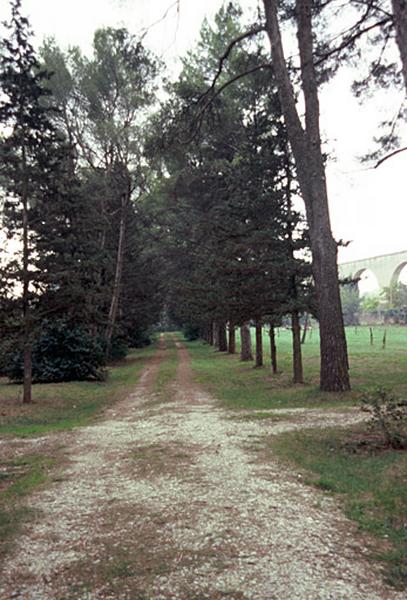 Allée nord-sud.