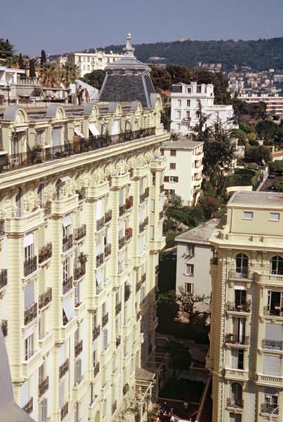 Bâtiment A, façade sud vue depuis le toit-terrasse.