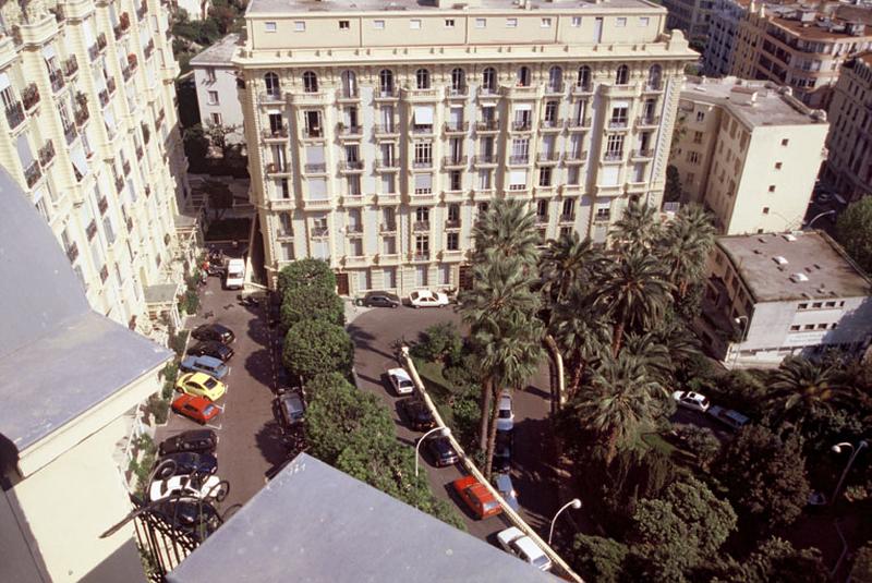 Bâtiment B vu depuis le toit-terrasse du bâtiment A.