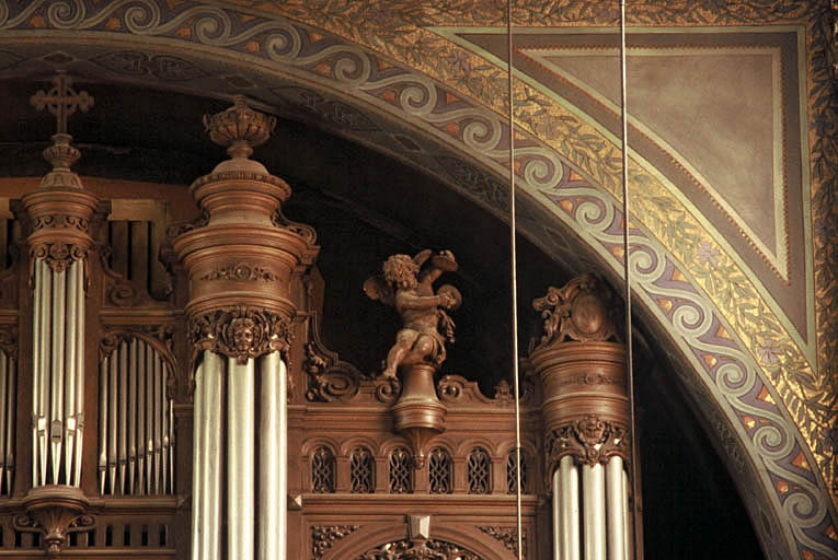 Orgue, détail.