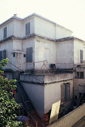 Villa, restaurant La Coquille, façade postérieure.