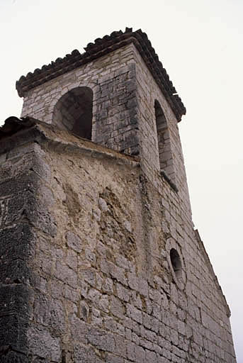 Clocher, façade occidentale.