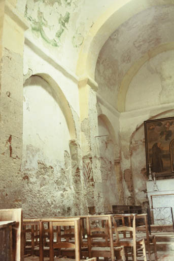 Mur sud, détail des arcades.