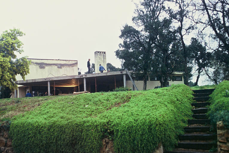 Terrasse couverte, façade sud.