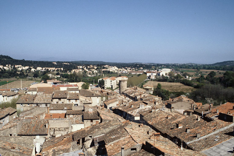 Vue du village depuis l'église.